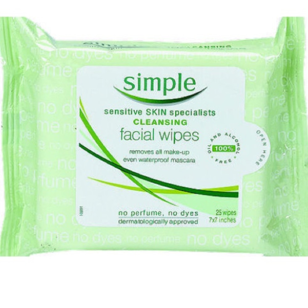 SIMPLE CLEANSING FACIAL WIPES
